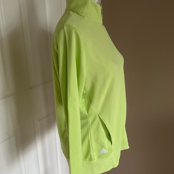 Adidas Textured Full-zip Golf Jacket - Picture 5 of 8